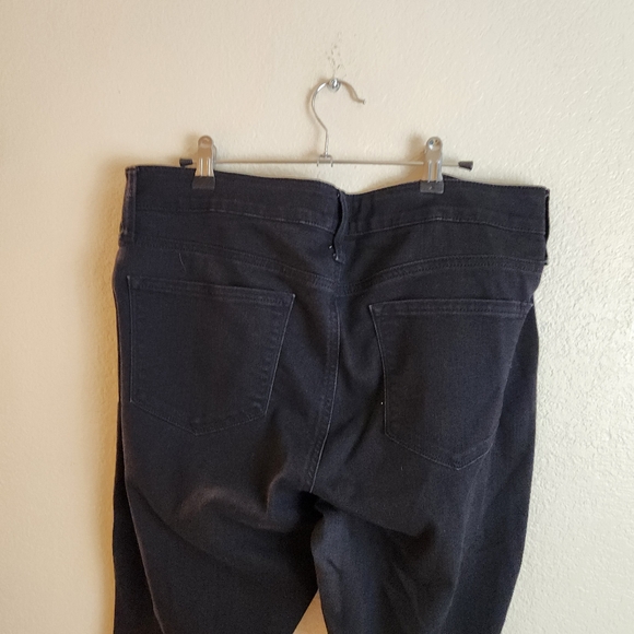 NYDJ Ami Black Side Embroidered Skinny Legging Jeans Size 12 - Picture 11 of 11